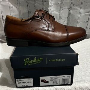 Florsheim Men's Cognac Leather Oxfords